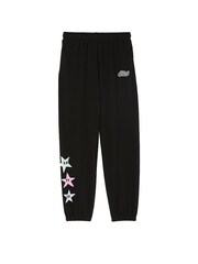 Victoria's Secret PINK Pure Black Aspen Cuffed Fleece Joggers - Image 3 of 3