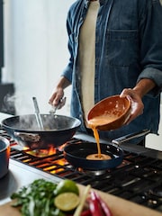 Joseph Joseph Midnight Blue Space Folding Handle Ceramic Non-stick 20cm Frying Pan - Image 1 of 6