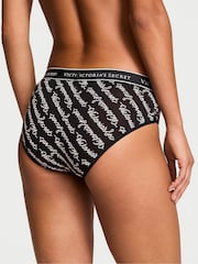 Victoria's Secret Vs Script Black Hipster Knickers - Image 2 of 3