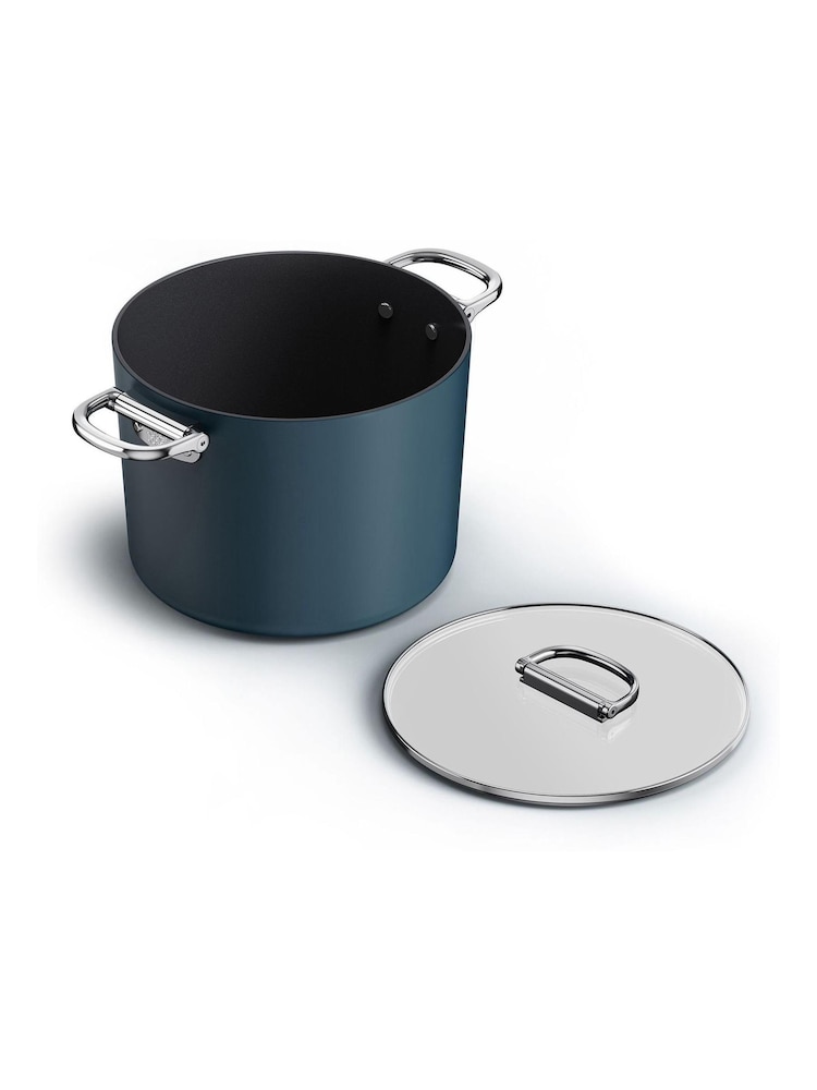 Joseph Joseph Space Folding Handle Ceramic Nonstick 25cm Stock Pot and Lid - Bild 2 von 7 Joseph Joseph Space Folding Handle Ceramic Nonstick 25cm Stock Pot and Lid - Bild 2 von 7
