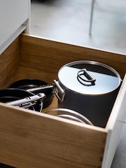 Joseph Joseph Midnight Blue Space Folding Handle Ceramic Nonstick 25cm Stock Pot and Lid - Image 7 of 7