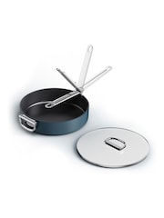 Joseph Joseph Midnight Blue Space Folding Handle Ceramic Nonstick 28cm Saute Pan and Lid - Image 2 of 6