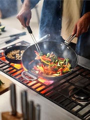 Joseph Joseph Midnight Blue Space Folding Handle Ceramic Non Stick 32cm Wok - Image 6 of 6