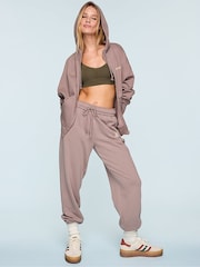 Victoria's Secret PINK Iced Coffee Brown Zip Up Hoodie - Image 4 of 4