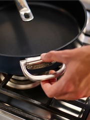 Joseph Joseph Midnight Blue Space Folding Handle Ceramic Nonstick 2 piece Frying Pan Set - Image 3 of 8