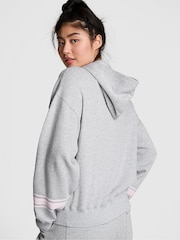 Victoria's Secret PINK Medium Heather Grey Oversized Pullover Hoodie - Image 2 of 3