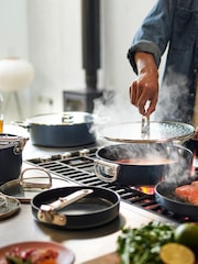 Joseph Joseph Midnight Blue Space Folding Handle Ceramic Nonstick 6 piece Cookware Set - Image 1 of 9