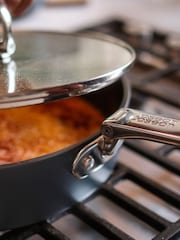 Joseph Joseph Midnight Blue Space Folding Handle Ceramic Nonstick 6 piece Cookware Set - Image 6 of 9