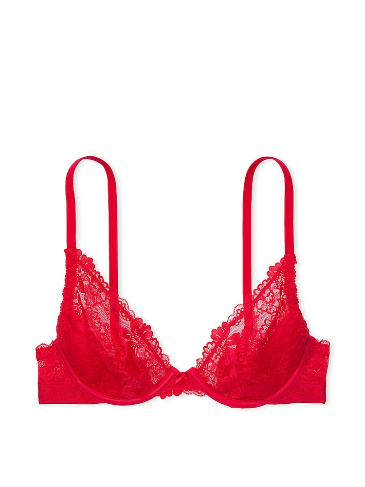 Rood - Victoria's Secret PINK beha van kant - Image 3 of 4