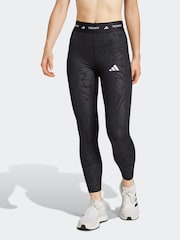 adidas Black Techfit Print 7/8 - Image 1 of 6