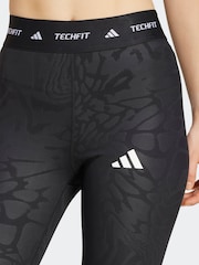adidas Black Techfit Print 7/8 - Image 4 of 6