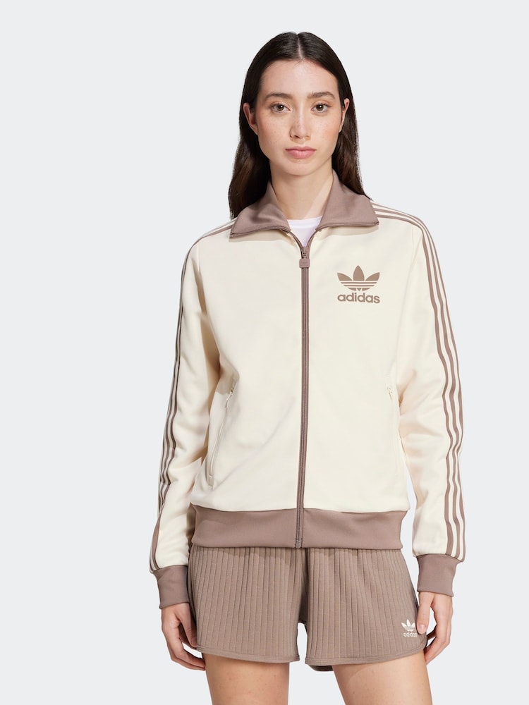 adidas originals Cream Beckenbauer Jacket - Image 7 of 12