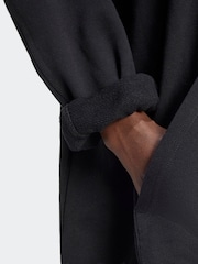 Negro - adidas Originals Essentials Loose French Terry 100% Cotton Hoodie - Imagen 6 de 7