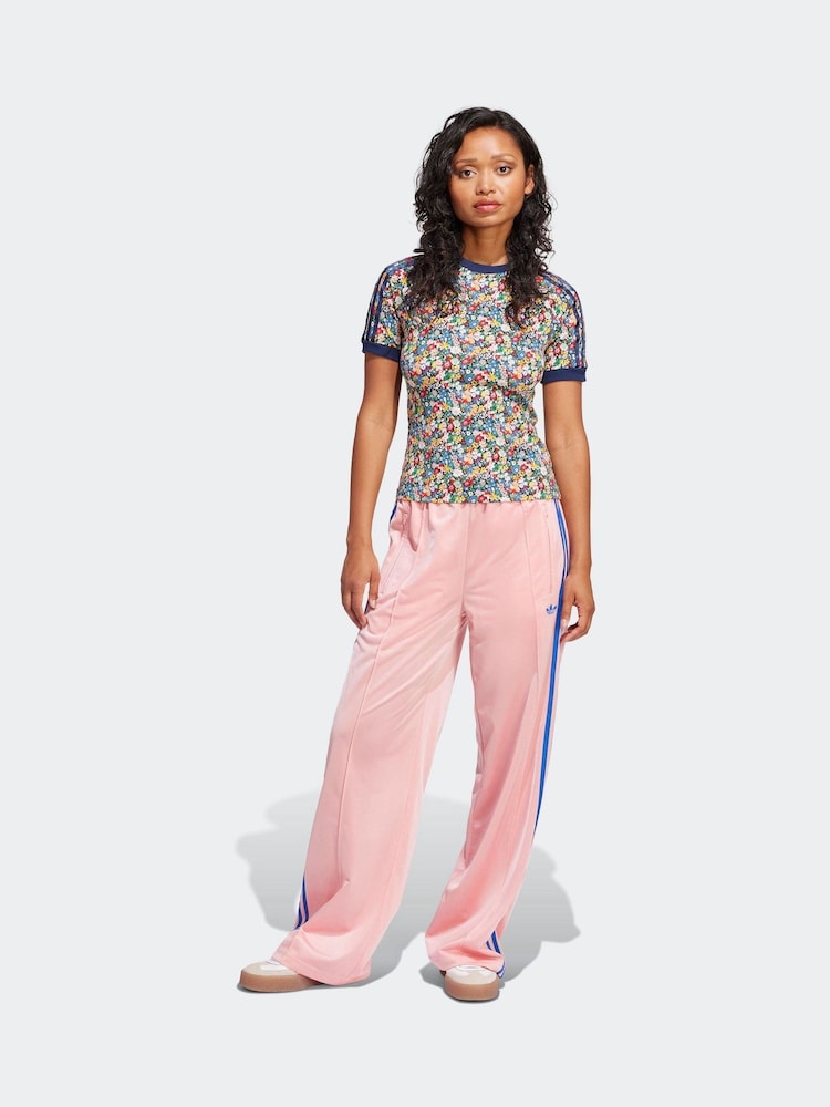 adidas originals multi Floral Liberty London Cali T-shirt - Image 3 of 6
