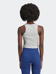 adidas Originals Grey Essentials Vest Top - Image 4 of 7