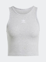 adidas Originals Grey Essentials Vest Top - Image 7 of 7