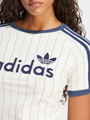 adidas originals White Graphic Cali T-Shirt - Image 11 of 12