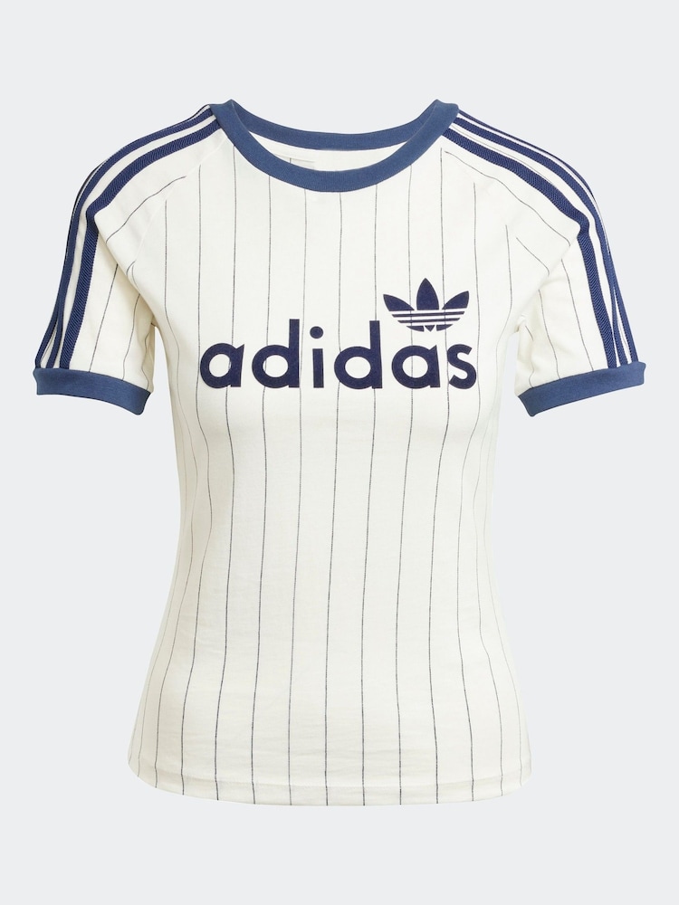 adidas originals White Graphic Cali T-Shirt - Image 12 of 12