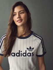 adidas originals White Graphic Cali T-Shirt - Image 5 of 12
