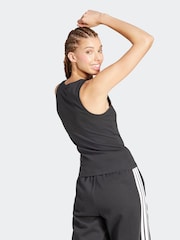 Negro - Camiseta sin mangas estilo lineal de adidas - Imagen 3 de 7