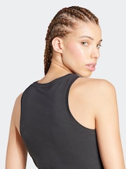 Negro - Camiseta sin mangas estilo lineal de adidas - Imagen 5 de 7