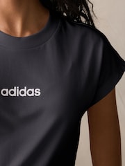 adidas Black Essentials Single Jersey T-Shirt - Image 4 of 10