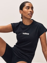 adidas Black Essentials Single Jersey T-Shirt - Image 8 of 10