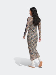 adidas originals multi Floral Liberty London Dress - Image 2 of 6