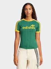 adidas originals Green Graphic Cali T-Shirt - Image 10 of 11