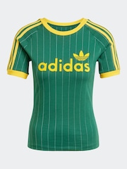 adidas originals Green Graphic Cali T-Shirt - Image 11 of 11