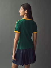 adidas originals Green Graphic Cali T-Shirt - Image 2 of 11