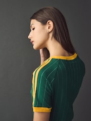 adidas originals Green Graphic Cali T-Shirt - Image 5 of 11