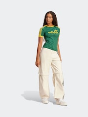 adidas originals Green Graphic Cali T-Shirt - Image 9 of 11