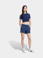 adidas Originals Blue Blue Liberty London T-Shirt - Image 3 of 6