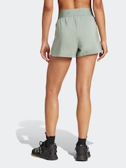 adidas Light Grey Hyperglam Woven Shorts - Image 2 of 6