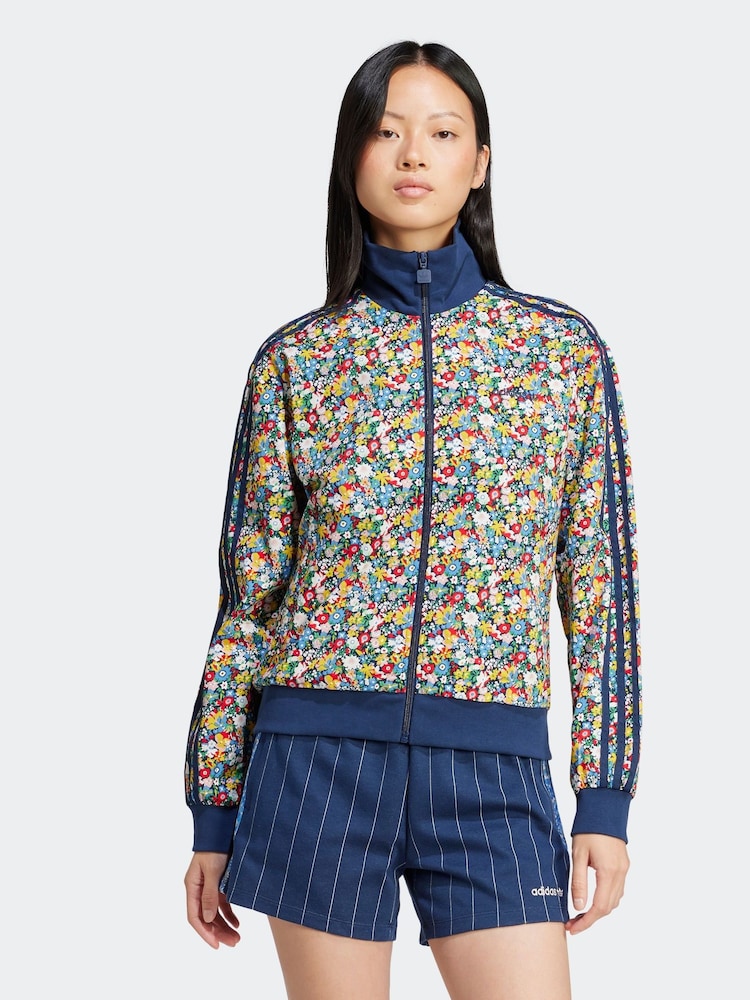 adidas originals multi Floral Liberty London Track Top - Image 1 of 6