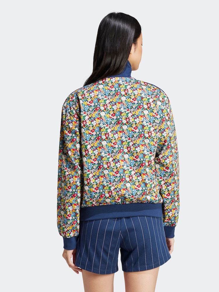 adidas originals multi Floral Liberty London Track Top - Image 2 of 6