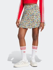 adidas originals multi Floral Liberty London 100% Cotton Skirt - Image 1 of 6