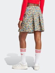 adidas originals multi Floral Liberty London 100% Cotton Skirt - Image 2 of 6