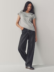 adidas Grey Light Essentials Single Jersey T-Shirt - Image 2 of 6