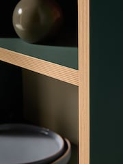 MADE.COM Green Zayla Wide Tall Shelving Unit - Image 2 of 5