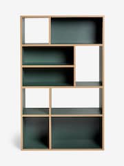 MADE.COM Green Zayla Wide Tall Shelving Unit - Image 5 of 5