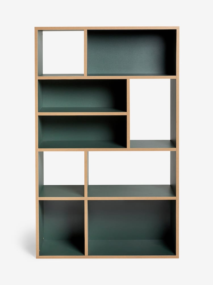 MADE.COM Green Zayla Wide Tall Shelving Unit - Image 5 of 5