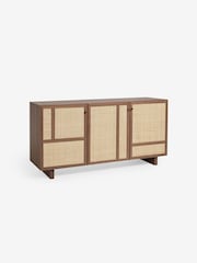 MADE.COM Dark Oak Effect Pavia Accent Rattan Large Sideboard - Image 4 of 5