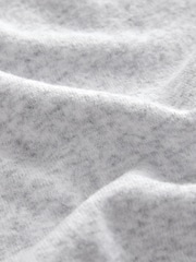 Grey Smart Collar Button Through Longline Knitted Shirt with Wool - Image 7 of 7