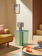 MADE.COM Frosted Green Oki Side Table - Image 1 of 5