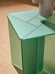 MADE.COM Frosted Green Oki Side Table - Image 2 of 5