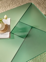 MADE.COM Frosted Green Oki Coffee Table - Image 2 of 5