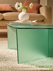 MADE.COM Frosted Green Oki Coffee Table - Image 3 of 5