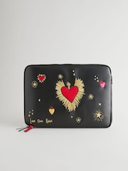 Rockett St George Black Heart Laptop Case - Image 3 of 7